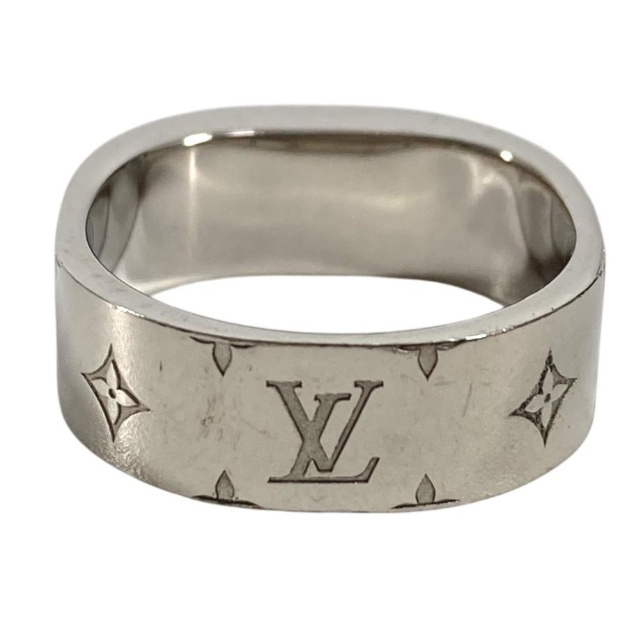 LOUIS VUITTON ルイヴィトン M00216  リング・ナノグラム  アクセサリー ジュエリー リング・指輪 シルバー レディース【中古】 | LOUIS VUITTON | 01
