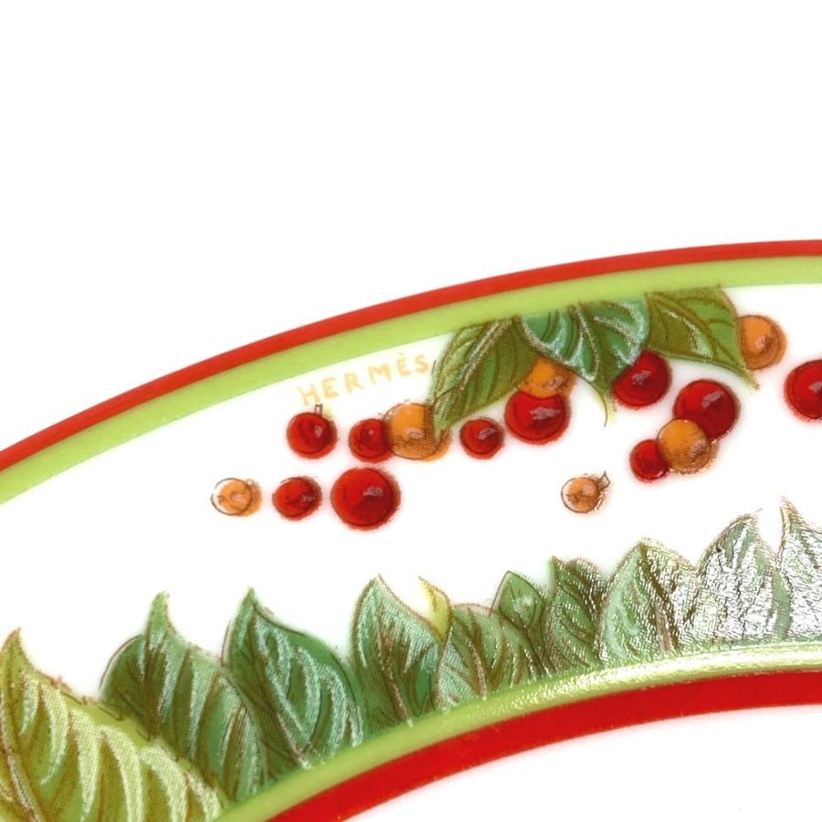 未使用 HERMES エルメス ディナープレート 22ｃｍ 陶器 食器 インテリア 皿 プレート ピタゴラスの庭 お皿 ホワイト レディース【中古】 | HERMES | 03