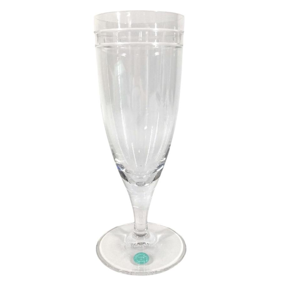 未使用 TIFFANY&Co. ティファニー アトラス ピルスナー 食器 インテリア シャンパングラス 2客 セット ペア グラス クリア【中古】 | TIFFANY&Co. | 01