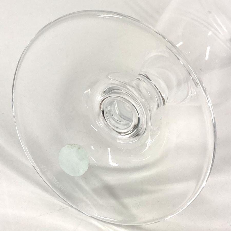 未使用 TIFFANY&Co. ティファニー アトラス ピルスナー 食器 インテリア シャンパングラス 2客 セット ペア グラス クリア【中古】 | TIFFANY&Co. | 06