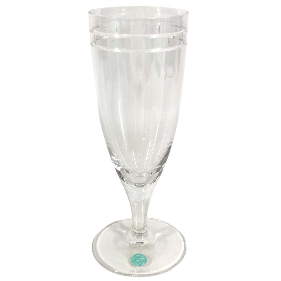 未使用 TIFFANY&Co. ティファニー アトラス ピルスナー 食器 インテリア シャンパングラス 2客 セット ペア グラス クリア【中古】 | TIFFANY&Co. | 07