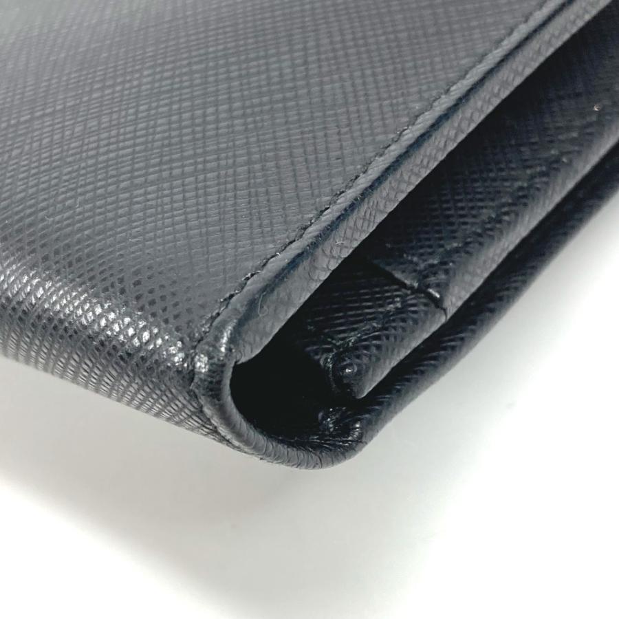 Salvatore Ferragamo サルヴァトーレフェラガモ ガンチーニ ロゴ ロングウォレット  長財布 ブラック ユニセックス【中古】 |  | 05