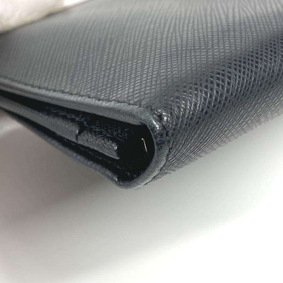 Salvatore Ferragamo サルヴァトーレフェラガモ ガンチーニ ロゴ ロングウォレット  長財布 ブラック ユニセックス【中古】 |  | 06