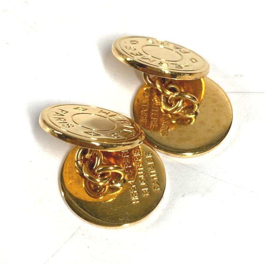 HERMES エルメス セリエ ロゴ アクセサリー ジュエリー カフス ゴールド ユニセックス【中古】 | HERMES | 03