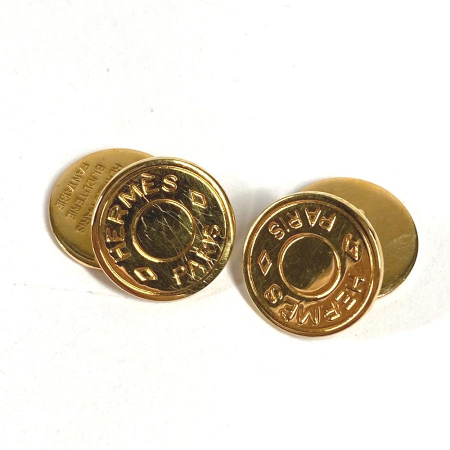 HERMES エルメス セリエ ロゴ アクセサリー ジュエリー カフス ゴールド ユニセックス【中古】 | HERMES | 04