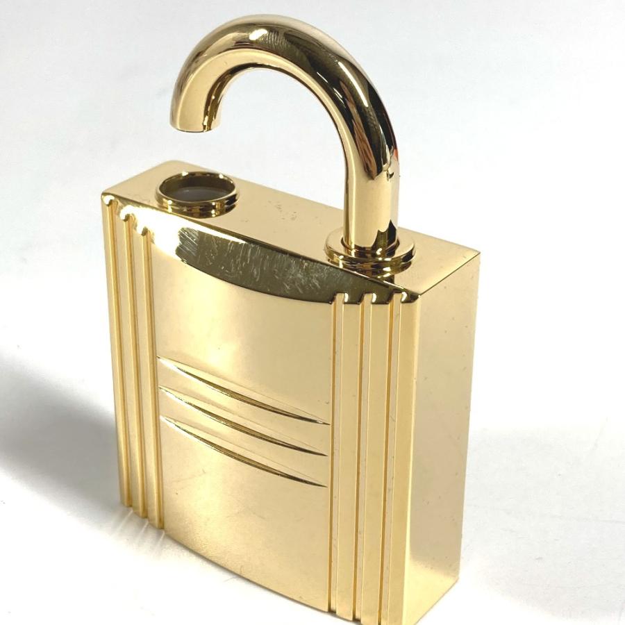 美品 HERMES エルメス ジュエルロック カデナ 香水入れ 香水付き オブジェ ゴールド ユニセックス【中古】 | HERMES | 01