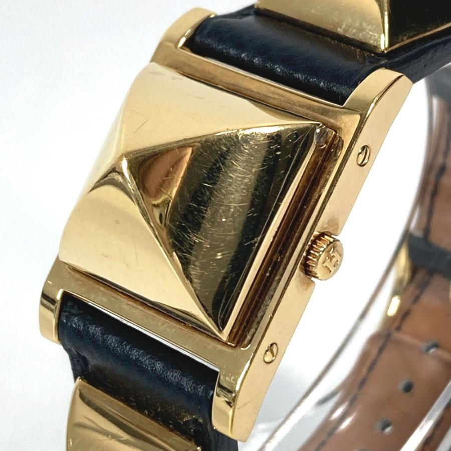 HERMES エルメス メドール クオーツ ブレスレットウォッチ  ウォッチ 時計 腕時計 ブラック ユニセックス【中古】 | HERMES | 03