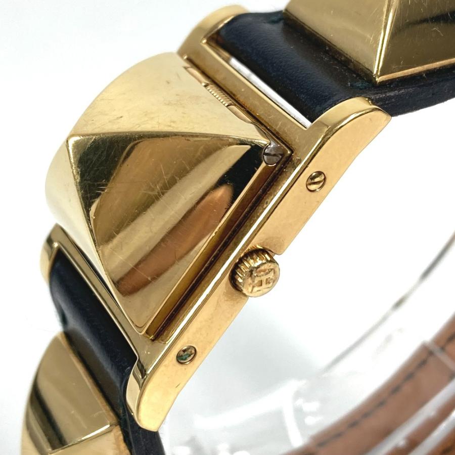 HERMES エルメス メドール クオーツ ブレスレットウォッチ 腕時計 ブラック ユニセックス【中古】 | HERMES | 05