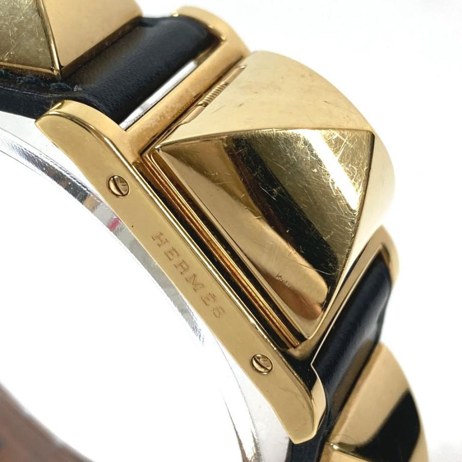 HERMES エルメス メドール クオーツ ブレスレットウォッチ 腕時計 ブラック ユニセックス【中古】 | HERMES | 06