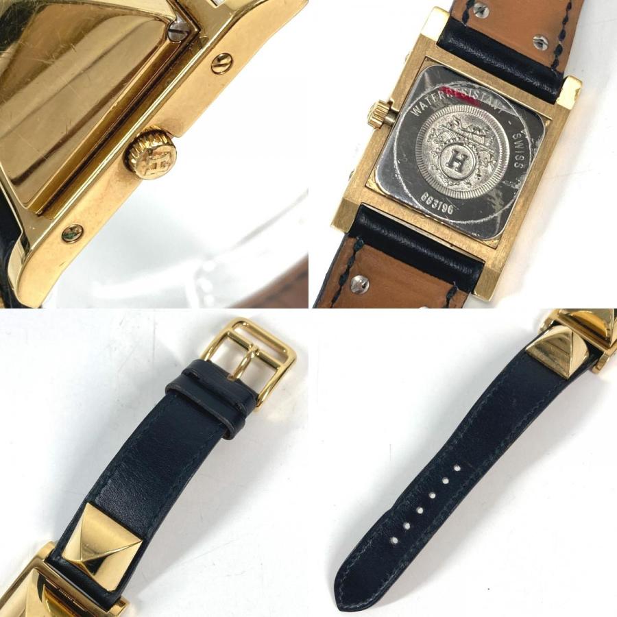 HERMES エルメス メドール クオーツ ブレスレットウォッチ 腕時計 ブラック ユニセックス【中古】 | HERMES | 07