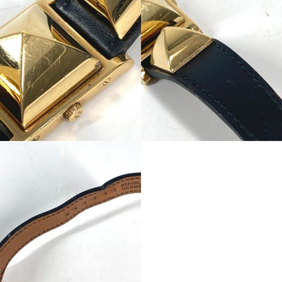 HERMES エルメス メドール クオーツ ブレスレットウォッチ 腕時計 ブラック ユニセックス【中古】 | HERMES | 09