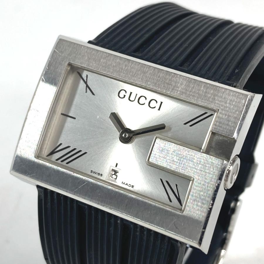 GUCCI グッチ 100M Gロゴ ウォッチ メンズウォッチ 時計 腕時計 ブラック メンズ【中古】 | GUCCI | 03