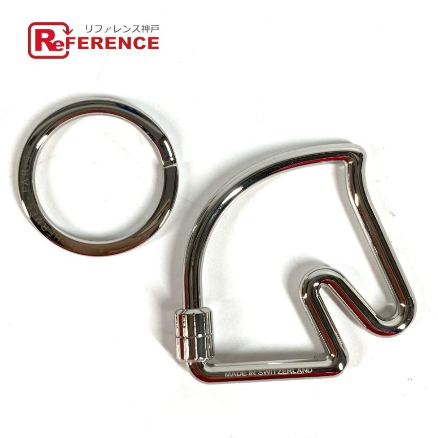 HERMES エルメス シュバル キーリング バッグチャーム 馬 ホース キーホルダー シルバー ユニセックス【中古】 | HERMES