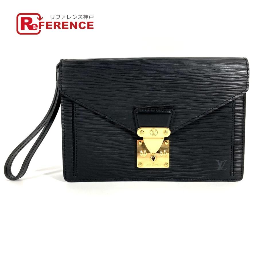 美品 LOUIS VUITTON ルイヴィトン M52612 ポシェット セリエ ドラゴンヌ クラッチバッグ エピ セカンドバッグ ノワール ブラック 【中古】 | LOUIS VUITTON