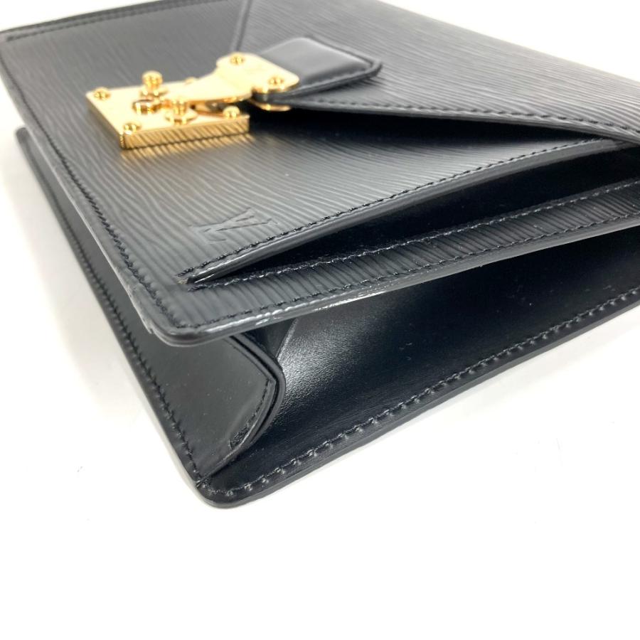 美品 LOUIS VUITTON ルイヴィトン M52612 ポシェット セリエ ドラゴンヌ クラッチバッグ エピ セカンドバッグ ノワール ブラック 【中古】 | LOUIS VUITTON | 04