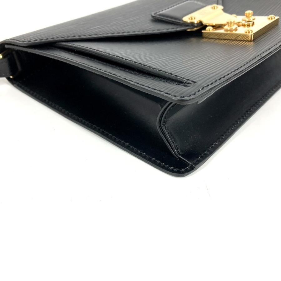 美品 LOUIS VUITTON ルイヴィトン M52612 ポシェット セリエ ドラゴンヌ クラッチバッグ エピ セカンドバッグ ノワール ブラック 【中古】 | LOUIS VUITTON | 06