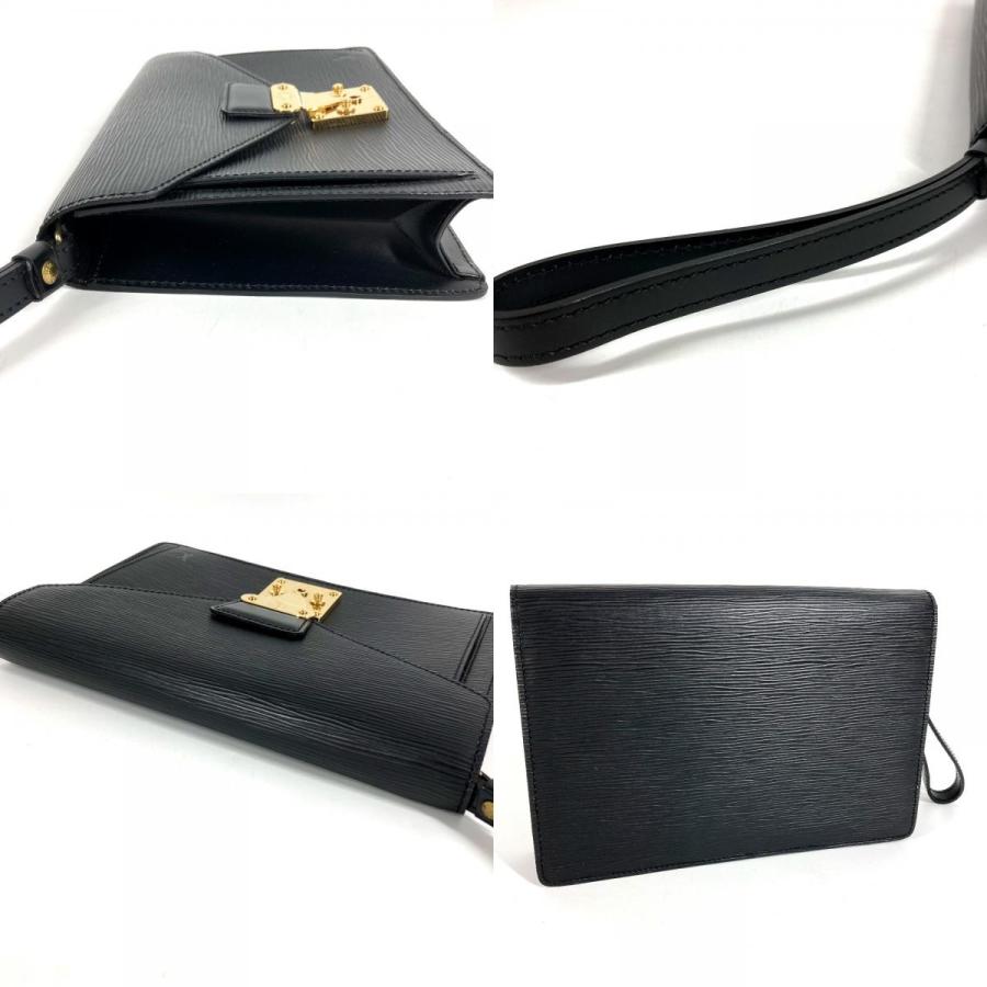 美品 LOUIS VUITTON ルイヴィトン M52612 ポシェット セリエ ドラゴンヌ クラッチバッグ エピ セカンドバッグ ノワール ブラック 【中古】 | LOUIS VUITTON | 07