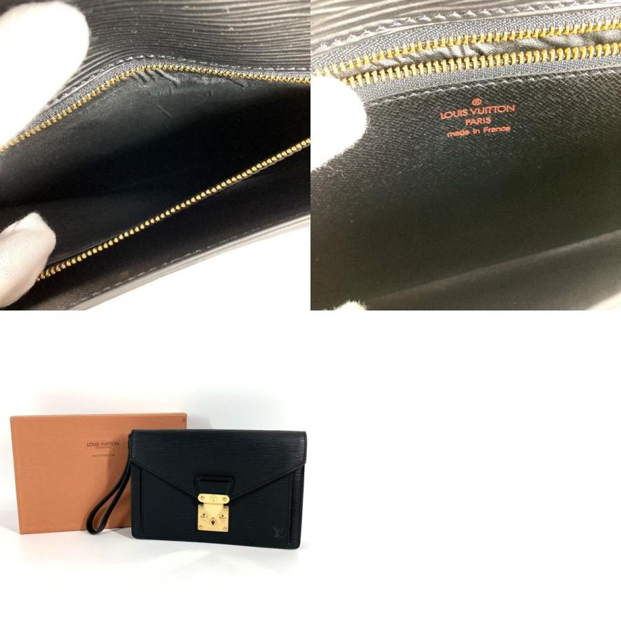美品 LOUIS VUITTON ルイヴィトン M52612 ポシェット セリエ ドラゴンヌ クラッチバッグ エピ セカンドバッグ ノワール ブラック 【中古】 | LOUIS VUITTON | 09