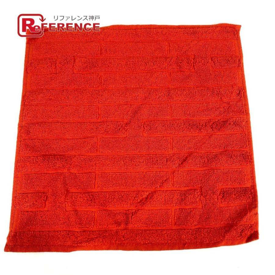 未使用 HERMES エルメス ラビリンス ハンドタオル ハンカチ タオル オレンジ レディース【中古】 | HERMES