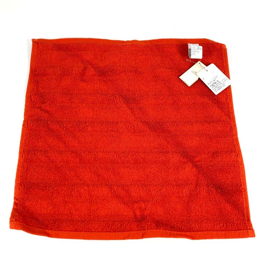 未使用 HERMES エルメス ラビリンス ハンドタオル ハンカチ タオル オレンジ レディース【中古】 | HERMES | 02