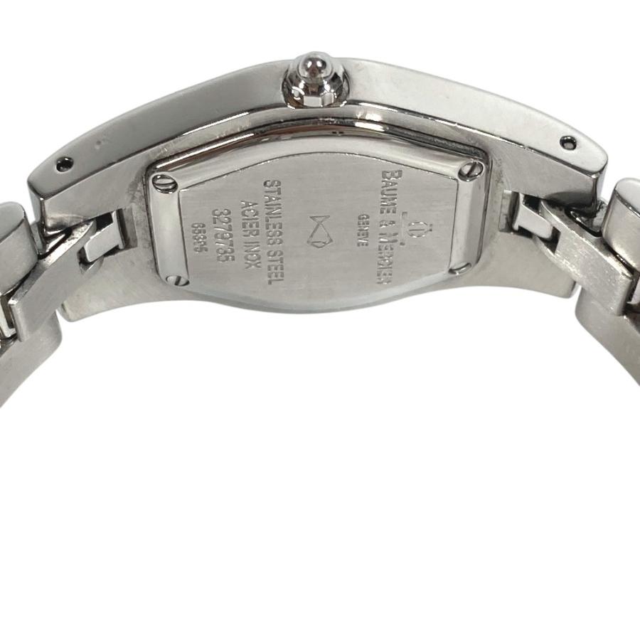 Baume & Mercier ボーム＆メルシエ 69650  リネア 12Pダイヤ ダイヤモンド ブルーシェル レディースウォッチ 時計 腕時計 シルバー【中古】 |  | 07