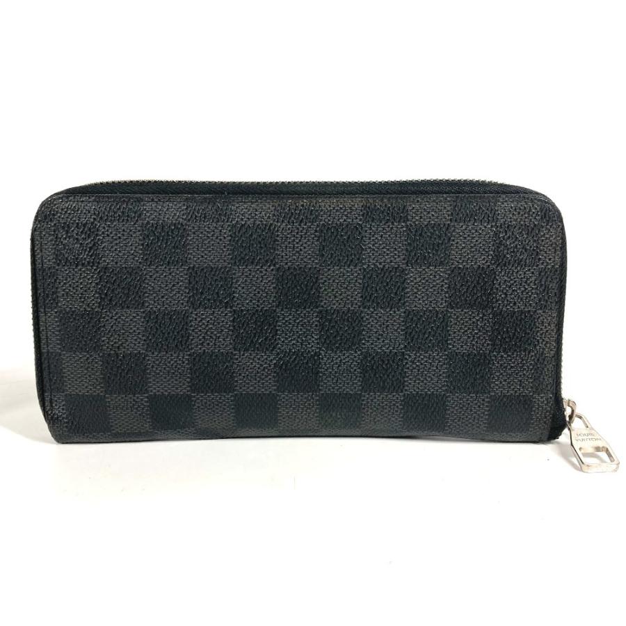 LOUIS VUITTON ルイヴィトン N63095 ジッピーウォレットヴェルティカル ロングウォレット  ダミエグラフィット 長財布 ブラック【中古】 | LOUIS VUITTON | 01