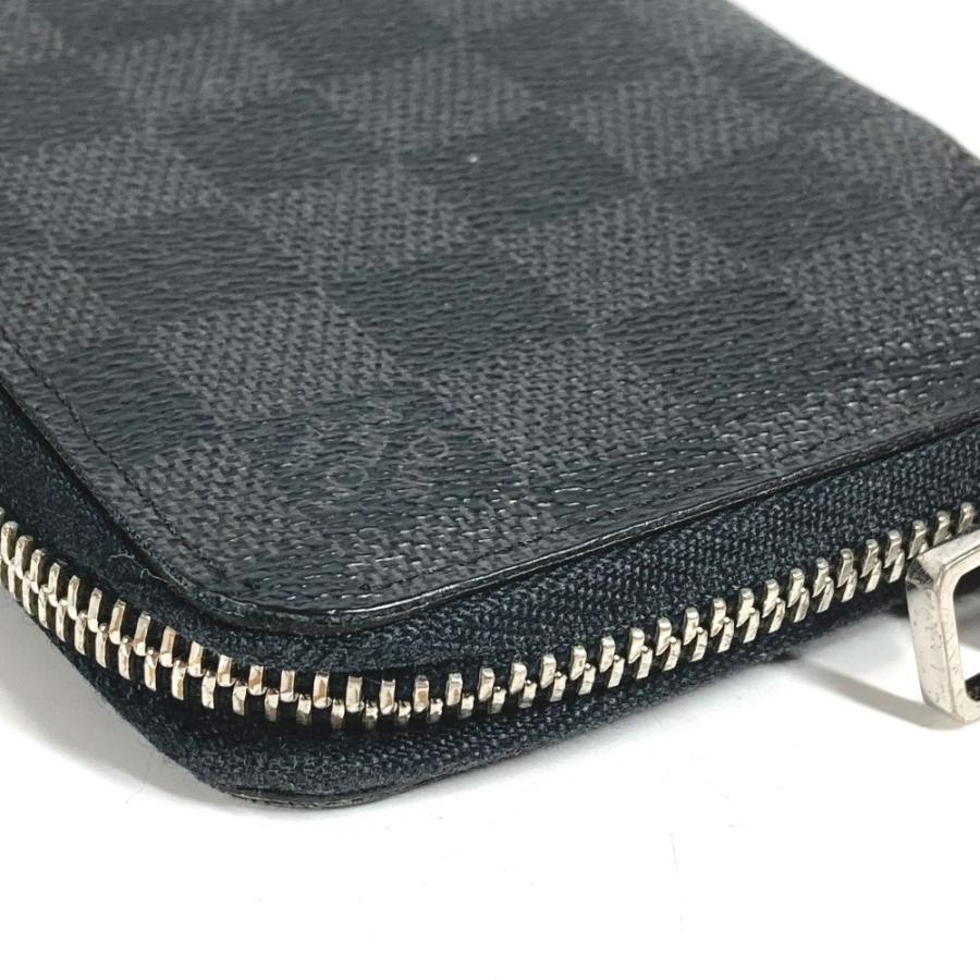 LOUIS VUITTON ルイヴィトン N63095 ジッピーウォレットヴェルティカル ロングウォレット  ダミエグラフィット 長財布 ブラック【中古】 | LOUIS VUITTON | 06