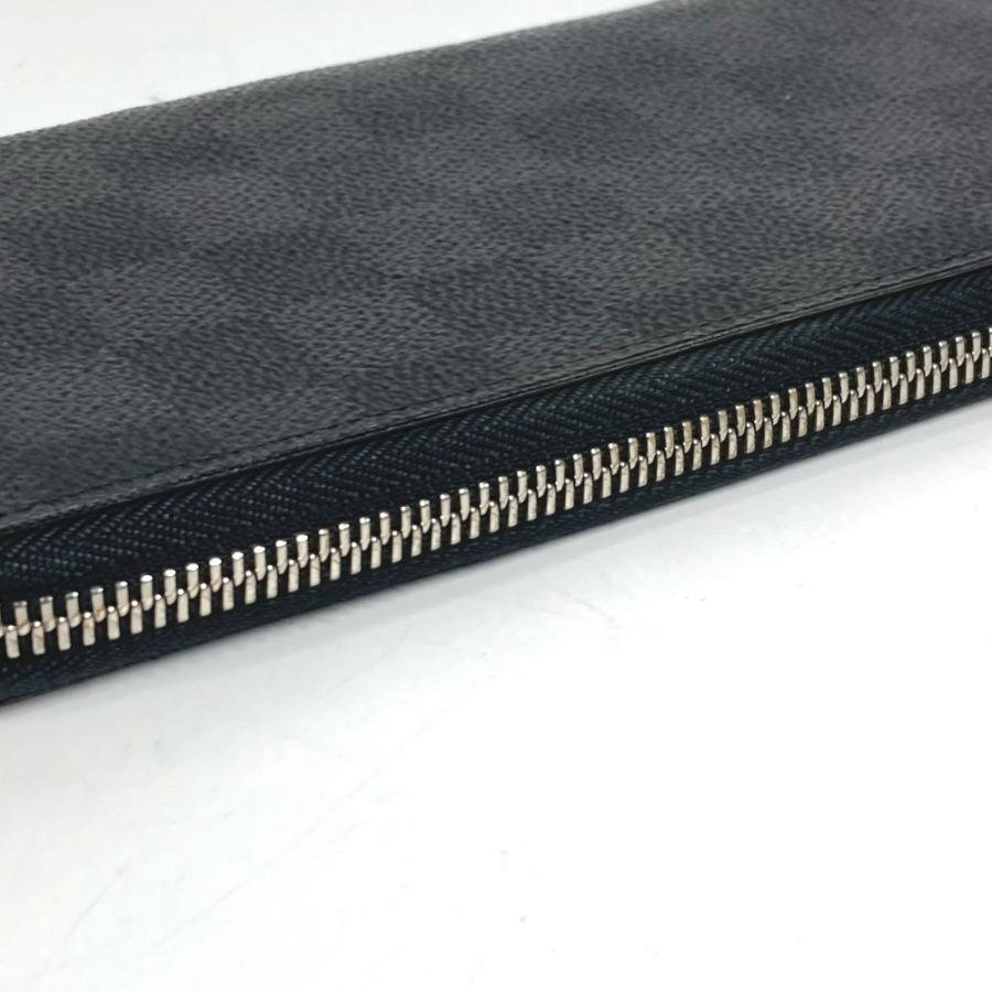 LOUIS VUITTON ルイヴィトン N63095 ジッピーウォレットヴェルティカル ロングウォレット  ダミエグラフィット 長財布 ブラック【中古】 | LOUIS VUITTON | 07