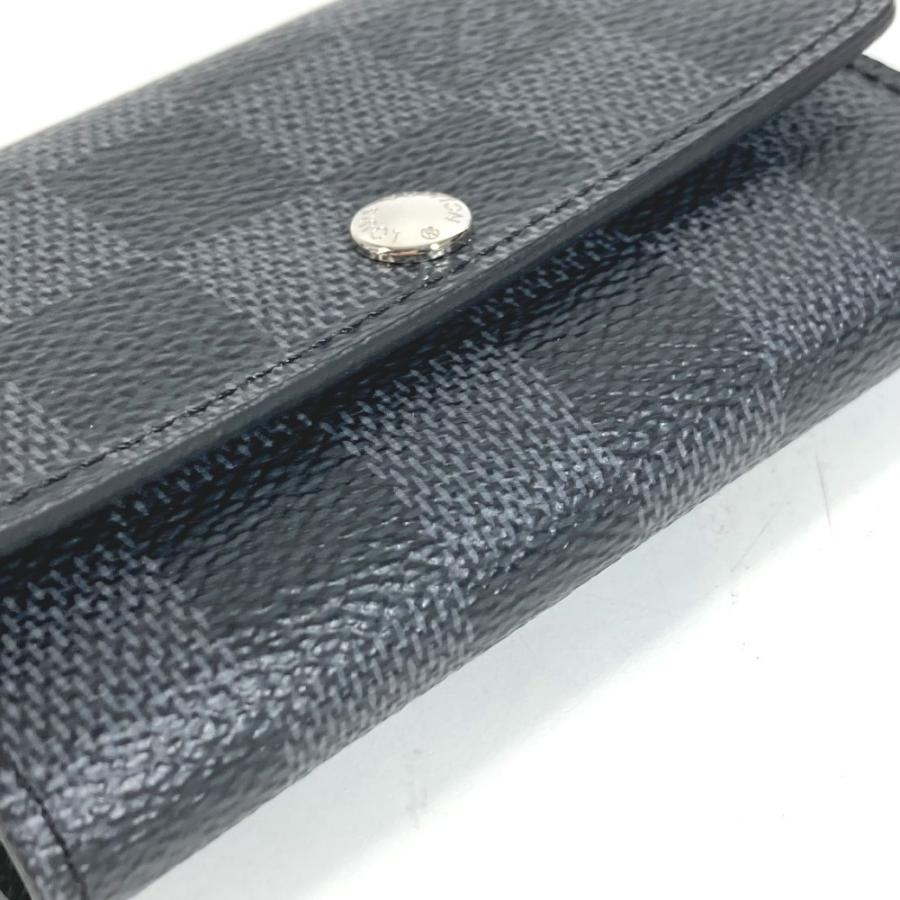 美品 LOUIS VUITTON ルイヴィトン  N62662 ミュルティクレ6 6連キーケース 鍵 6P ダミエグラフィット キーケース 【中古】 | LOUIS VUITTON | 04
