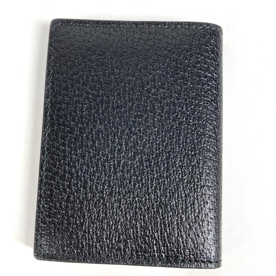 新品同様 GUCCI グッチ 428737 ダブルG GG ロゴ 名刺入れ パスケース 二つ折り  GGマーモント カードケース ブラック ユニセックス【中古】 | GUCCI | 01