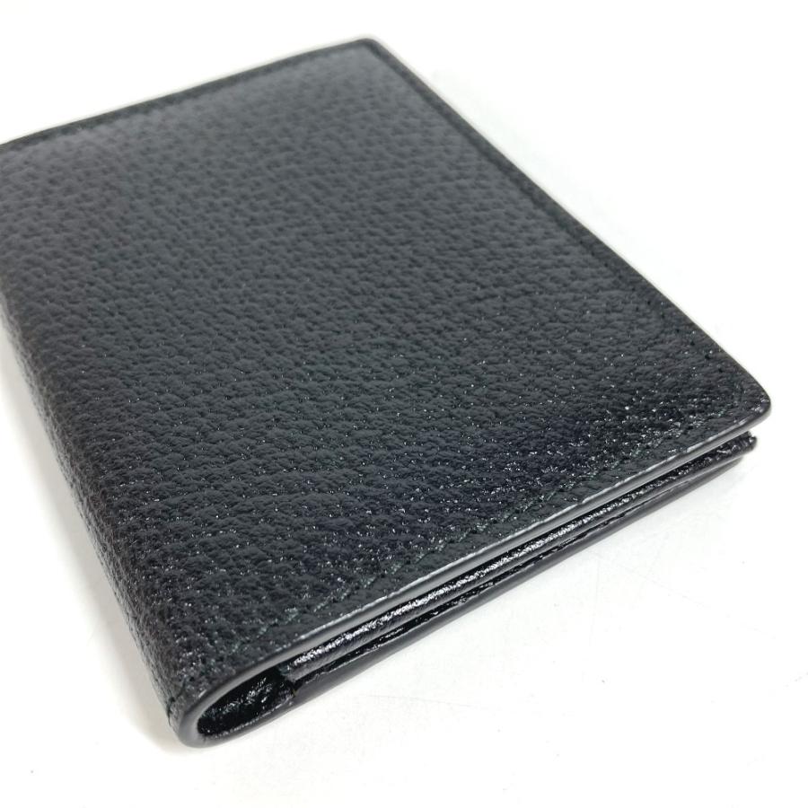 新品同様 GUCCI グッチ 428737 ダブルG GG ロゴ 名刺入れ パスケース 二つ折り  GGマーモント カードケース ブラック ユニセックス【中古】 | GUCCI | 04