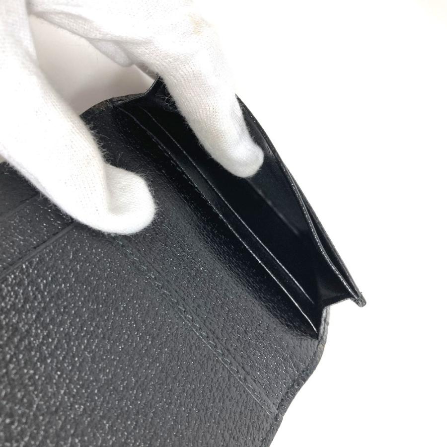 新品同様 GUCCI グッチ 428737 ダブルG GG ロゴ 名刺入れ パスケース 二つ折り  GGマーモント カードケース ブラック ユニセックス【中古】 | GUCCI | 08