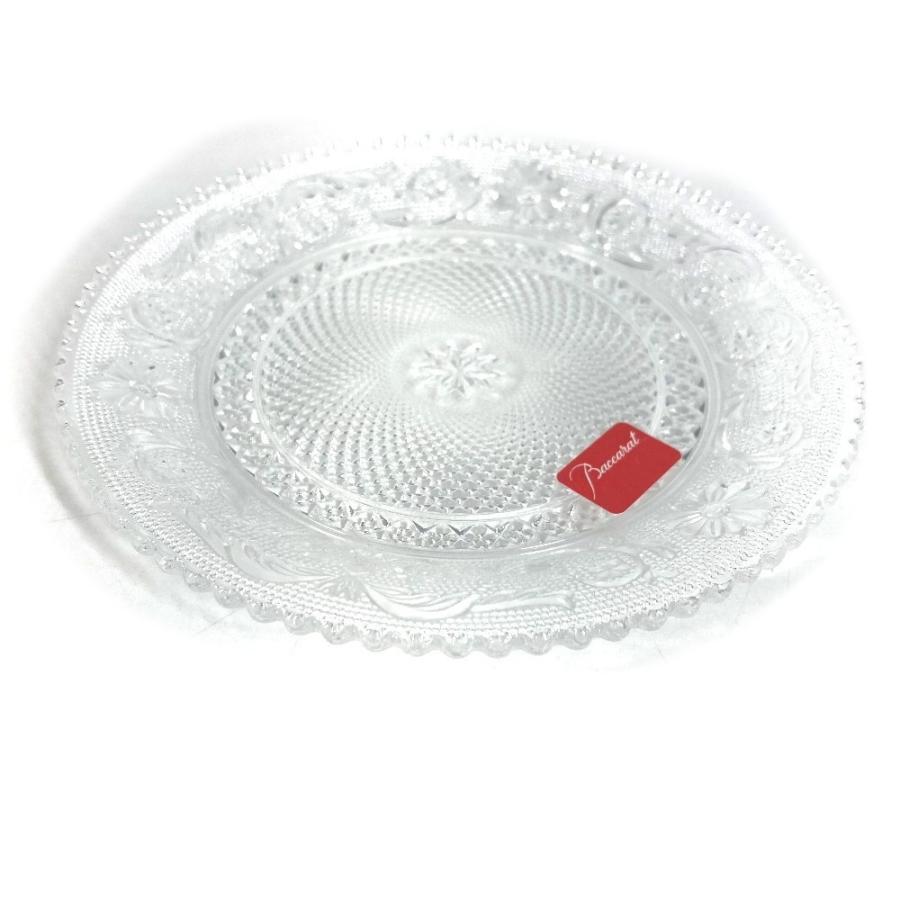 未使用 Baccarat バカラ アラベスク デザートプレート プレート 皿 インテリア お皿 クリア ユニセックス【中古】 | バカラ | 01