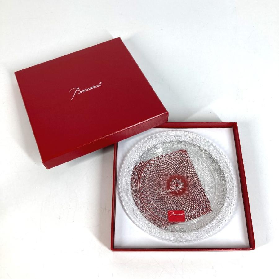 未使用 Baccarat バカラ アラベスク デザートプレート プレート 皿 インテリア お皿 クリア ユニセックス【中古】 | バカラ | 05