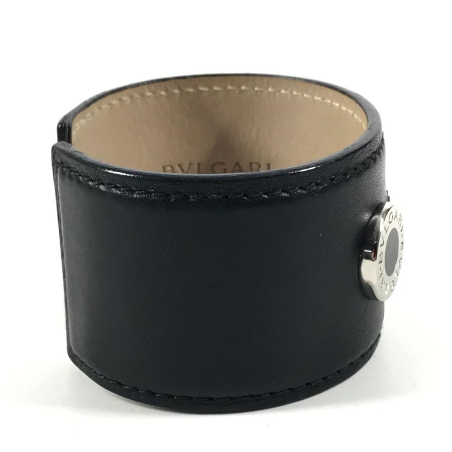 BVLGARI ブルガリ ブルガリブルガリ ロゴ バングル アクセサリー ジュエリー ブレスレット ブラック レディース【中古】 | BVLGARI | 02