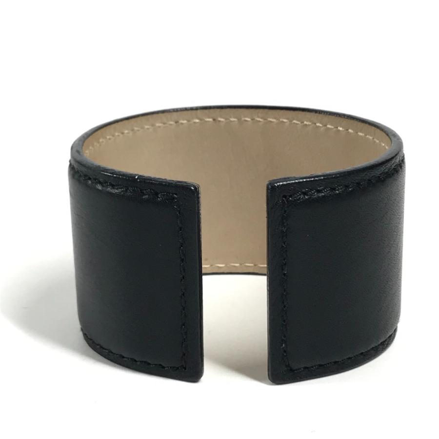 BVLGARI ブルガリ ブルガリブルガリ ロゴ バングル アクセサリー ジュエリー ブレスレット ブラック レディース【中古】 | BVLGARI | 03