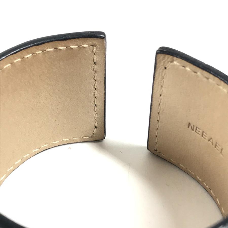 BVLGARI ブルガリ ブルガリブルガリ ロゴ バングル アクセサリー ジュエリー ブレスレット ブラック レディース【中古】 | BVLGARI | 06