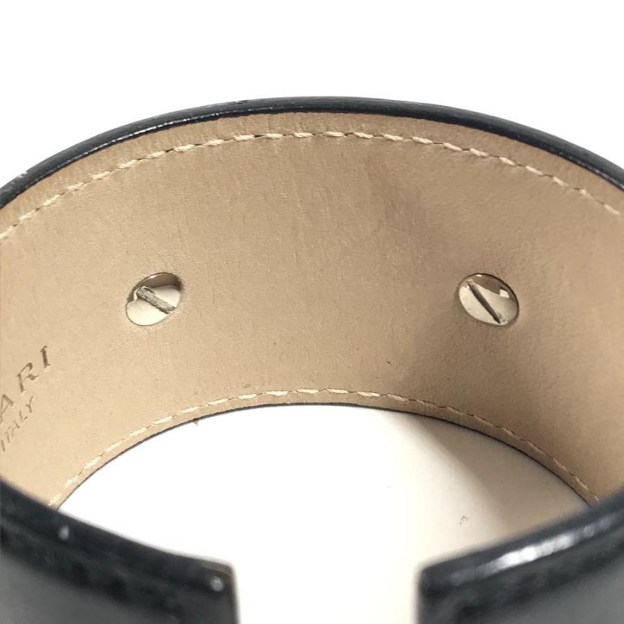BVLGARI ブルガリ ブルガリブルガリ ロゴ バングル アクセサリー ジュエリー ブレスレット ブラック レディース【中古】 | BVLGARI | 07