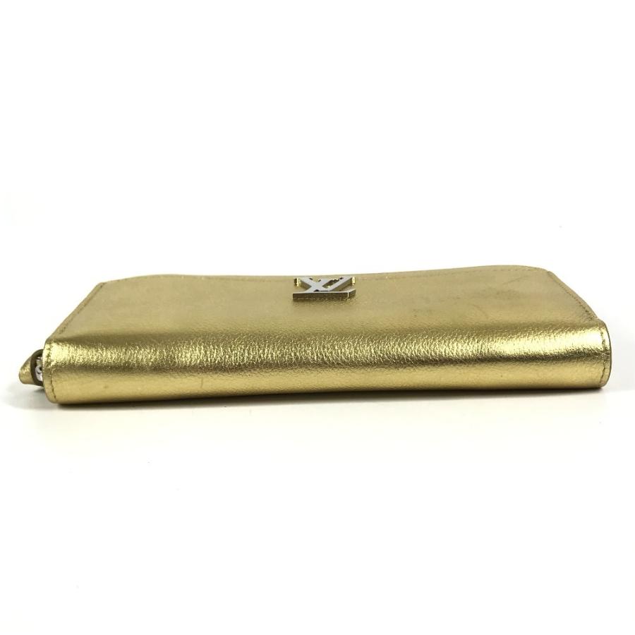 LOUIS VUITTON ルイヴィトン M69058  ジッピー ロックミー ロングウォレット ラウンドファスナー 日本限定 長財布 ゴールド【中古】 | LOUIS VUITTON | 04