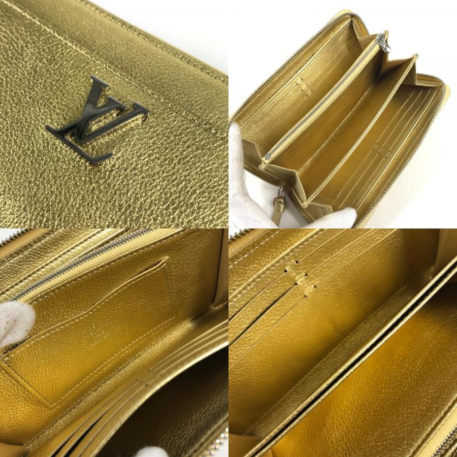 LOUIS VUITTON ルイヴィトン M69058  ジッピー ロックミー ロングウォレット ラウンドファスナー 日本限定 長財布 ゴールド【中古】 | LOUIS VUITTON | 07
