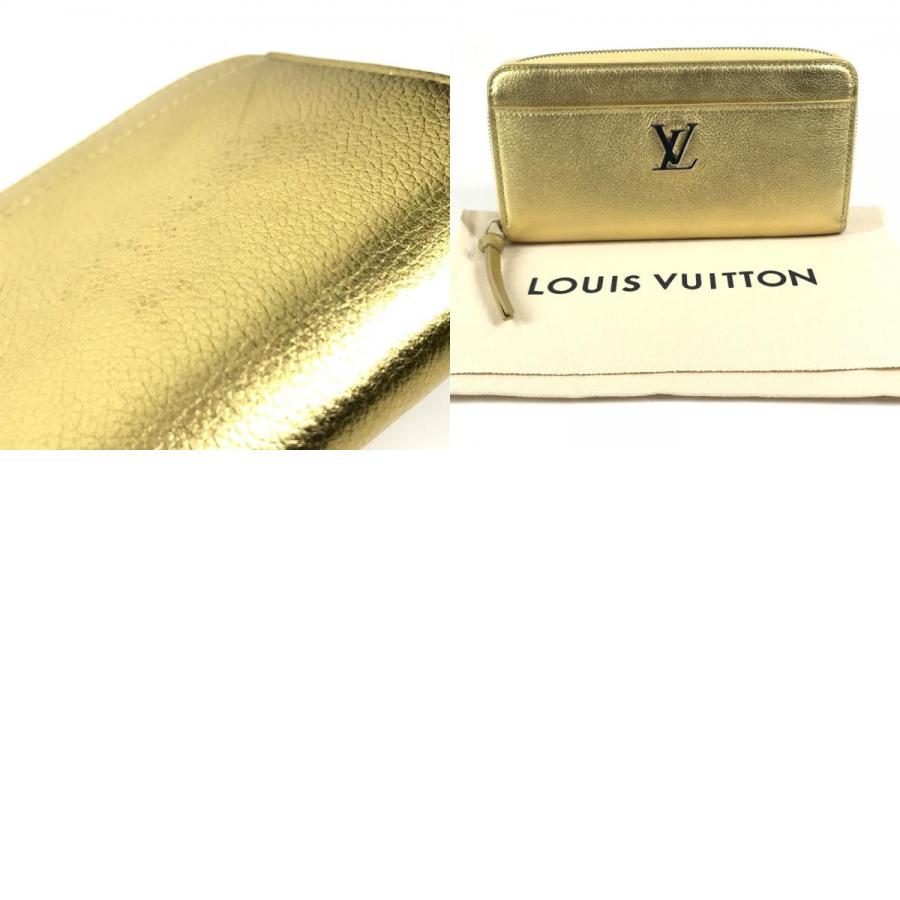 LOUIS VUITTON ルイヴィトン M69058  ジッピー ロックミー ロングウォレット ラウンドファスナー 日本限定 長財布 ゴールド【中古】 | LOUIS VUITTON | 09