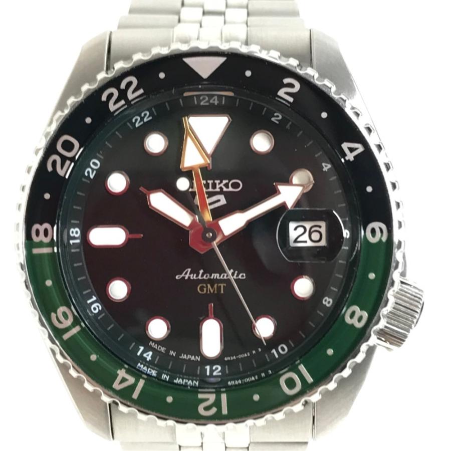 SEIKO セイコー セイコー ファイブスポーツ メンズウォッチ  ウォッチ 裏スケ ５Sports SKX GMT series 腕時計 SBSC019【中古】 | SEIKO | 01