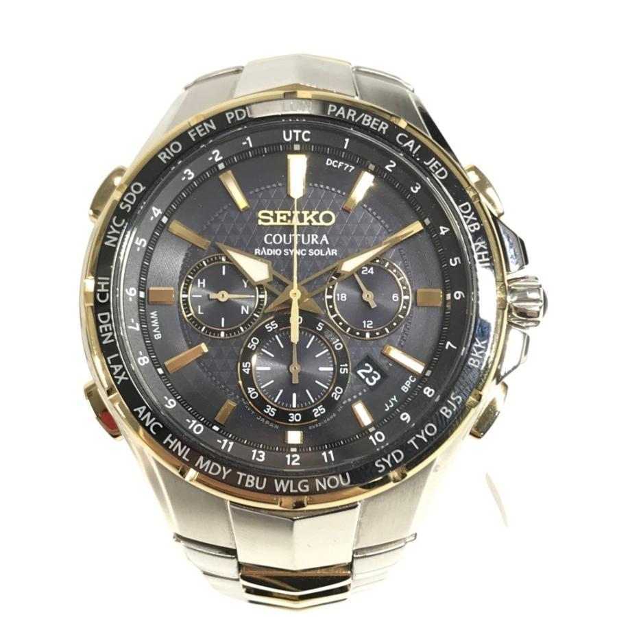SEIKO セイコー 8B92-0AL0 COUTURA コーチュラ メンズ腕時計 ウォッチ 腕時計 シルバー メンズ【中古】 | SEIKO | 01