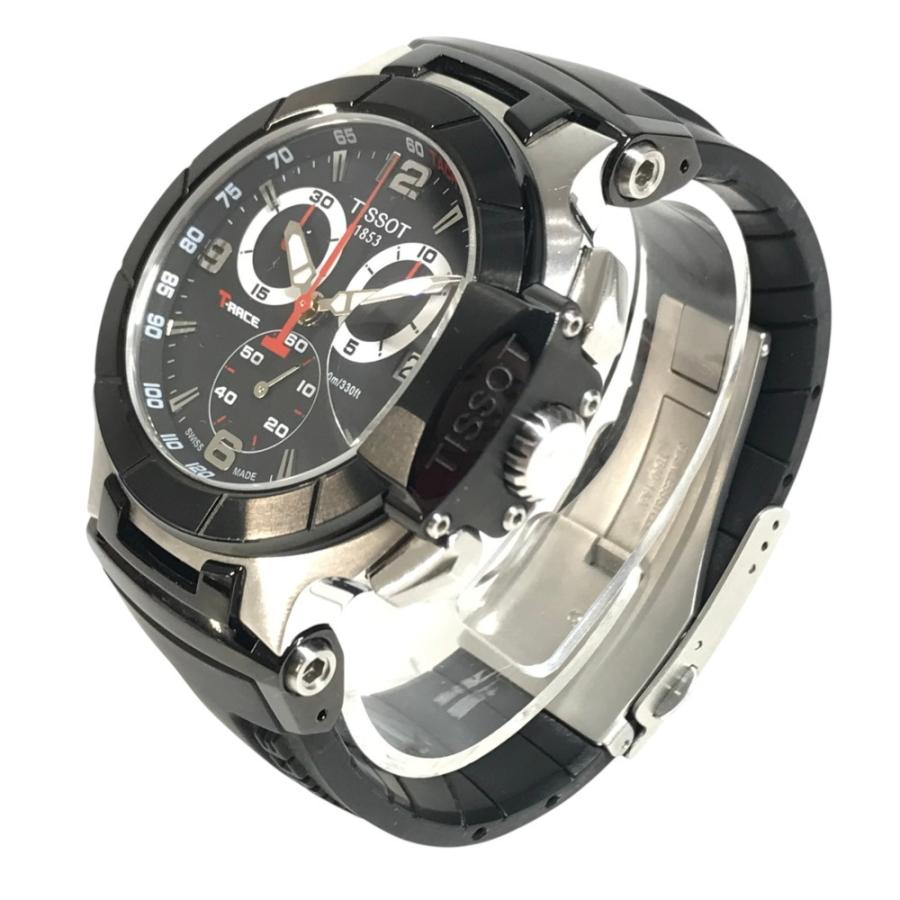 TISSOT ティソ T048.417.27.057.00 Tレース クロノグラフ メンズウォッチ  ウォッチ  腕時計 ブラック メンズ【中古】 | TISSOT | 02