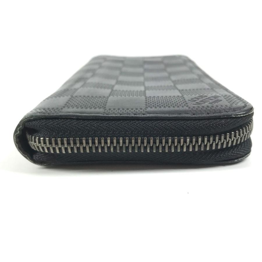 LOUIS VUITTON ルイヴィトン N63548 ジッピーウォレットヴェルティカル 財布 ウォレット  ダミエアンフィニ 長財布 オニキス 【中古】 | LOUIS VUITTON | 03