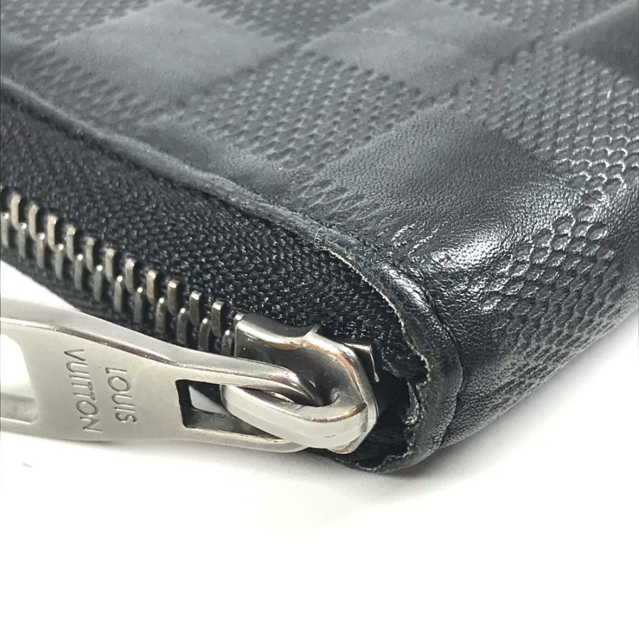 LOUIS VUITTON ルイヴィトン N63548 ジッピーウォレットヴェルティカル 財布 ウォレット  ダミエアンフィニ 長財布 オニキス 【中古】 | LOUIS VUITTON | 06
