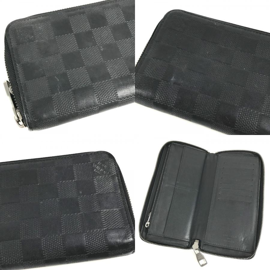 LOUIS VUITTON ルイヴィトン N63548 ジッピーウォレットヴェルティカル 財布 ウォレット  ダミエアンフィニ 長財布 オニキス 【中古】 | LOUIS VUITTON | 07