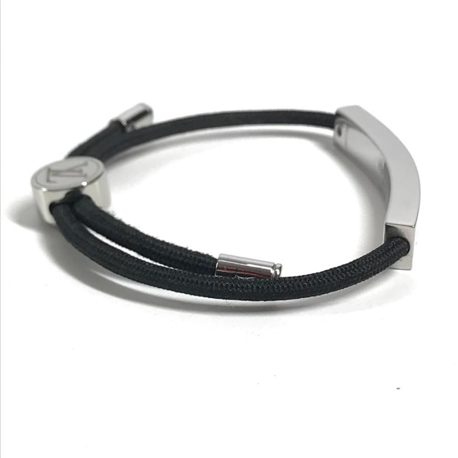 美品 LOUIS VUITTON ルイヴィトン M00273  ブレスレットLVスペース バングル アクセサリー ブレスレット ブラック ユニセックス【中古】 | LOUIS VUITTON | 02