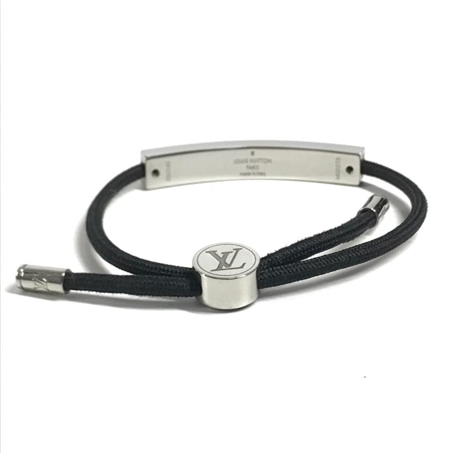美品 LOUIS VUITTON ルイヴィトン M00273  ブレスレットLVスペース バングル アクセサリー ブレスレット ブラック ユニセックス【中古】 | LOUIS VUITTON | 03