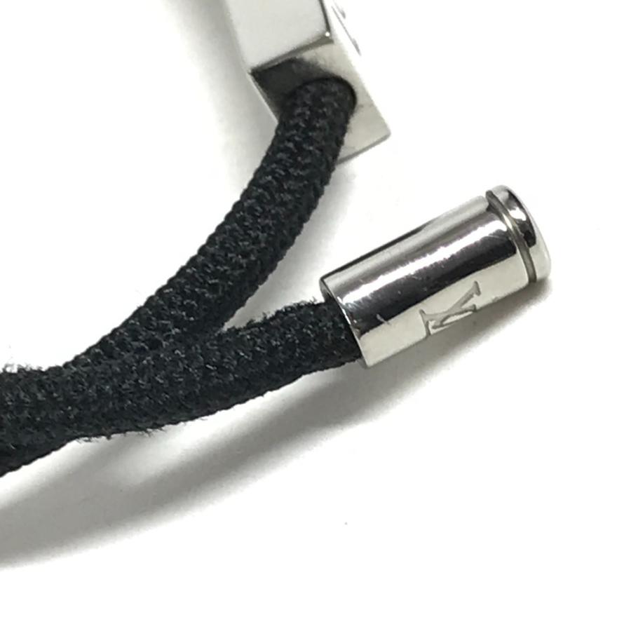 美品 LOUIS VUITTON ルイヴィトン M00273  ブレスレットLVスペース バングル アクセサリー ブレスレット ブラック ユニセックス【中古】 | LOUIS VUITTON | 07